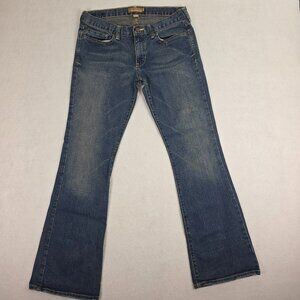Abercrombie & Fitch Madison Flare Jeans Womens 8 R Medium Wash Stretch Denim
